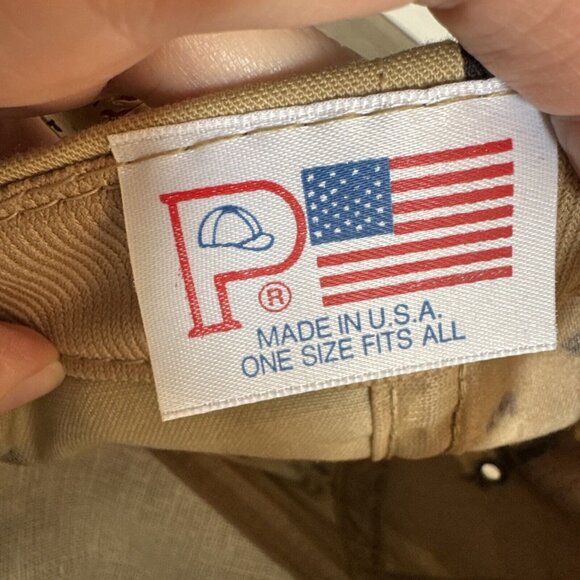 VINTAGE OPERATION DESERT‎ STORM  DESERT CAMO PRINT FIELD HAT Made In USA - Picture 9 of 10